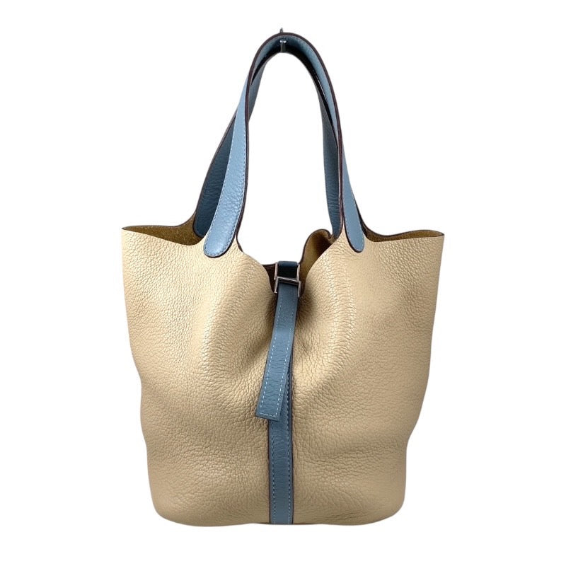 【HERMES】エルメス ピコタンMM ハンドバッグ レザー レディース □M刻印 2009年製造 バイカラー