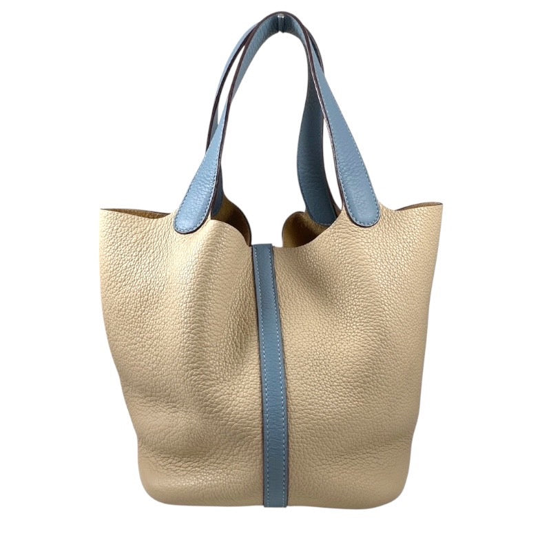 【HERMES】エルメス ピコタンMM ハンドバッグ レザー レディース □M刻印 2009年製造 バイカラー