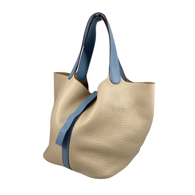 【HERMES】エルメス ピコタンMM ハンドバッグ レザー レディース □M刻印 2009年製造 バイカラー
