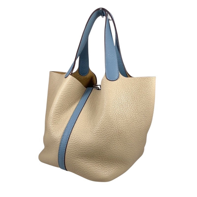 【HERMES】エルメス ピコタンMM ハンドバッグ レザー レディース □M刻印 2009年製造 バイカラー