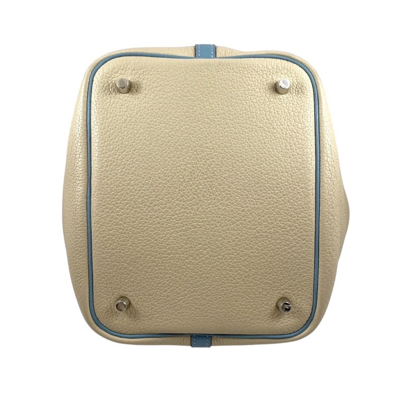 【HERMES】エルメス ピコタンMM ハンドバッグ レザー レディース □M刻印 2009年製造 バイカラー