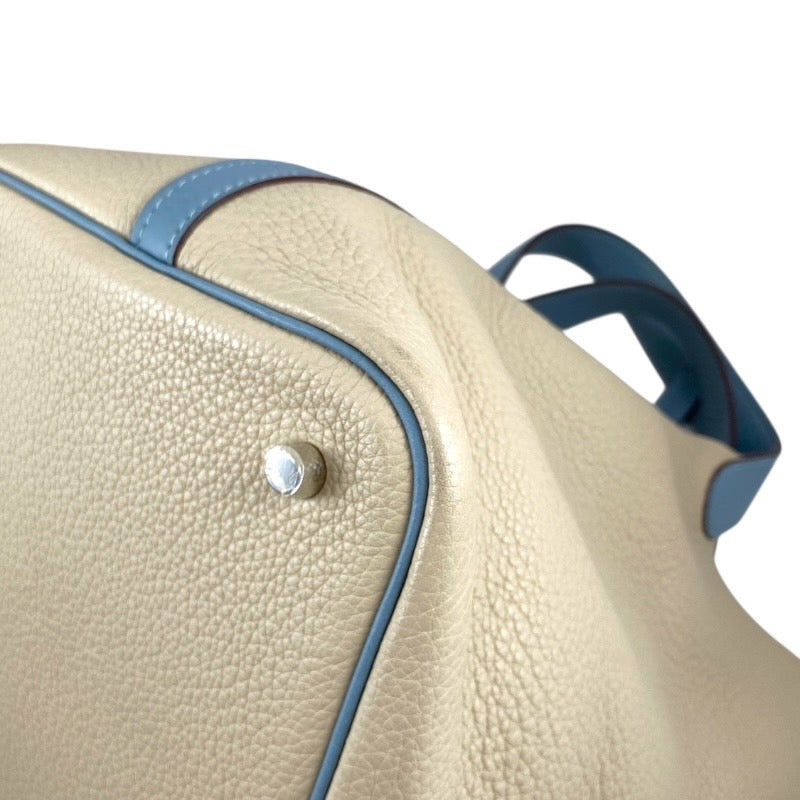 【HERMES】エルメス ピコタンMM ハンドバッグ レザー レディース □M刻印 2009年製造 バイカラー