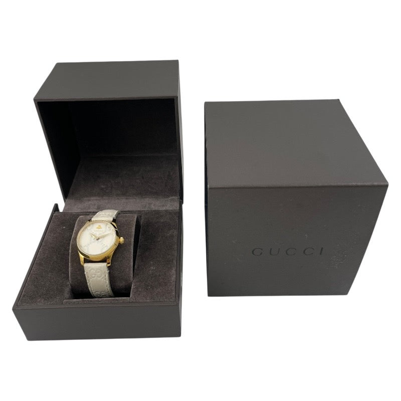 【箱付き】GUCCI 腕時計　レディース GUCCI グッチ Gタイムレス 126.5 クォーツ デイト コンビカラー