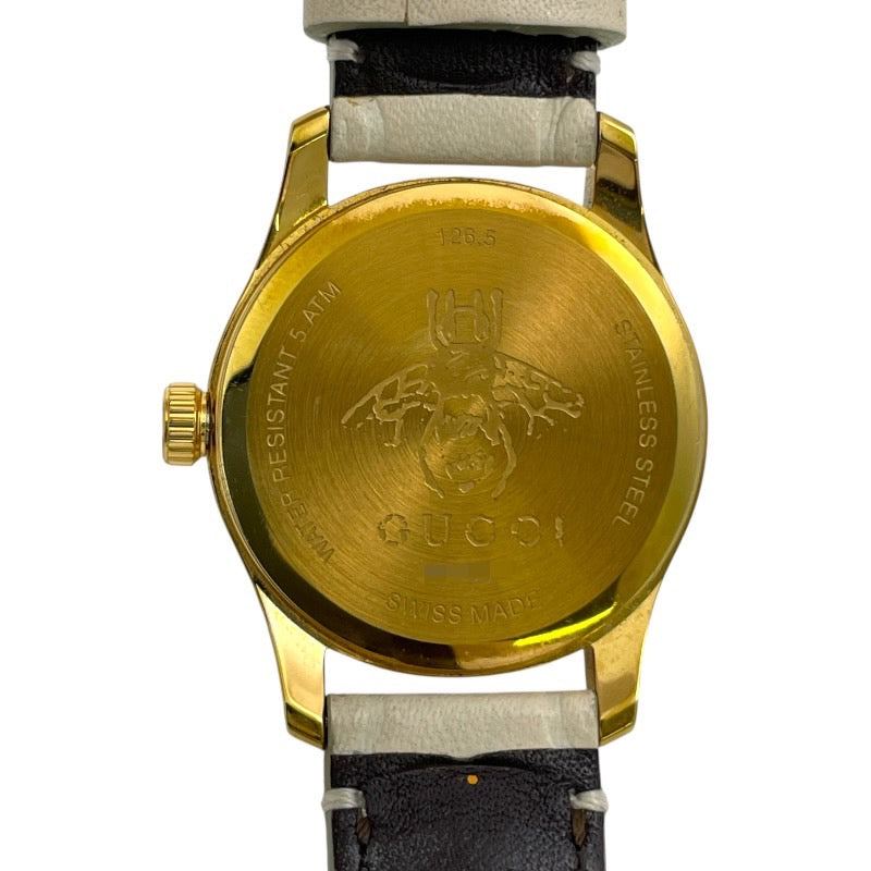GUCCI】グッチ Gタイムレス 126.5 腕時計 GP/レザー レディース