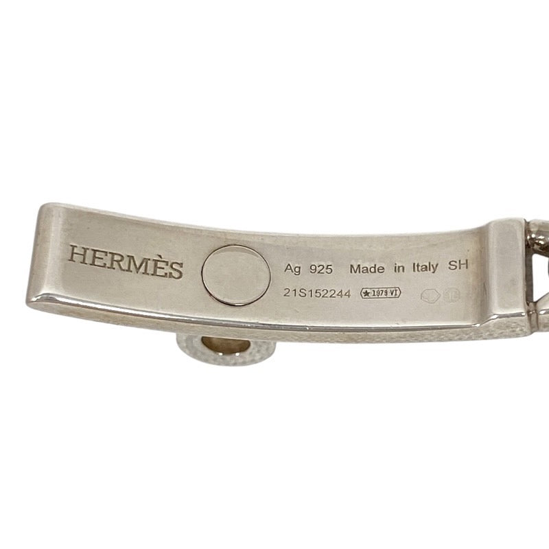 HERMES エルメス ケリーグルメットTPM STサイズ　ブレスレット シルバー925【中古】 レディース