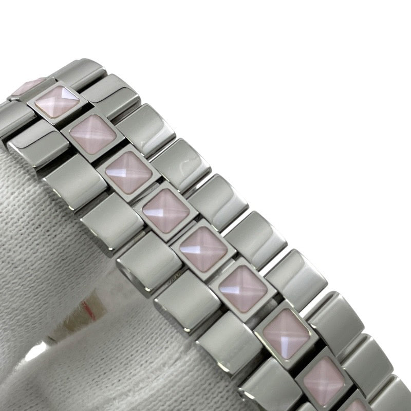 【Dior】ディオール クリスタル CD112111 腕時計 ステンレススチール レディース クォーツ ベゼルダイヤ シェル文字盤