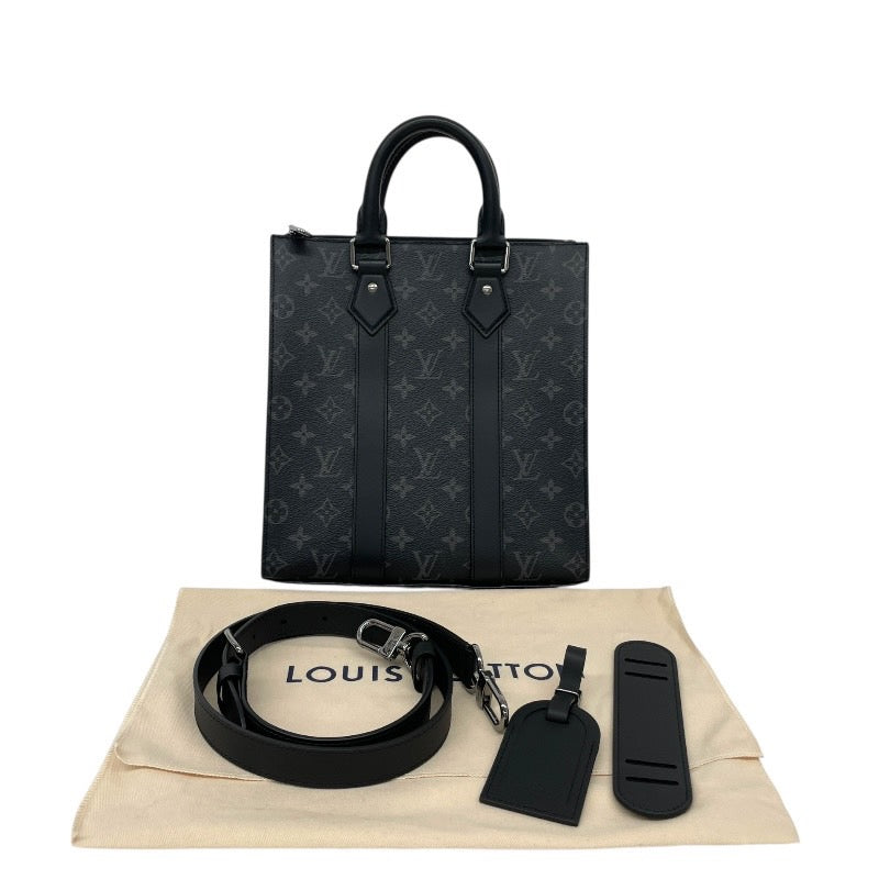 【LOUIS VUITTON】ルイ・ヴィトン サックプラ クロス M46456 ハンドバッグ メンズ モノグラム エクリプス 2WAY