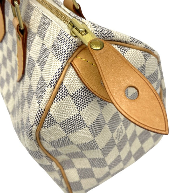 【LOUIS VUITTON】ルイ・ヴィトン スピーディ25 N41534 ハンドバッグ レディース ダミエアズール ミニボストン 白 ホワイト
