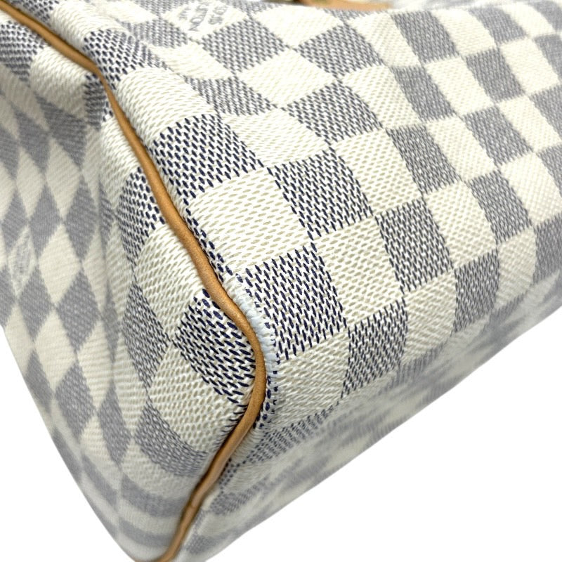 【LOUIS VUITTON】ルイ・ヴィトン スピーディ25 N41534 ハンドバッグ レディース ダミエアズール ミニボストン 白 ホワイト
