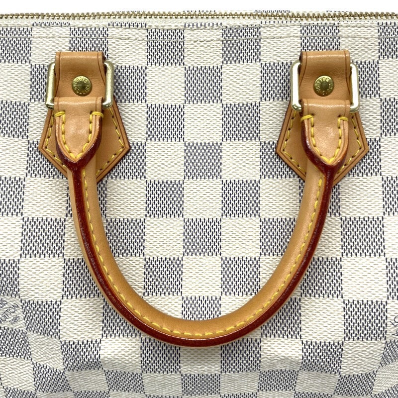 【LOUIS VUITTON】ルイ・ヴィトン スピーディ25 N41534 ハンドバッグ レディース ダミエアズール ミニボストン 白 ホワイト