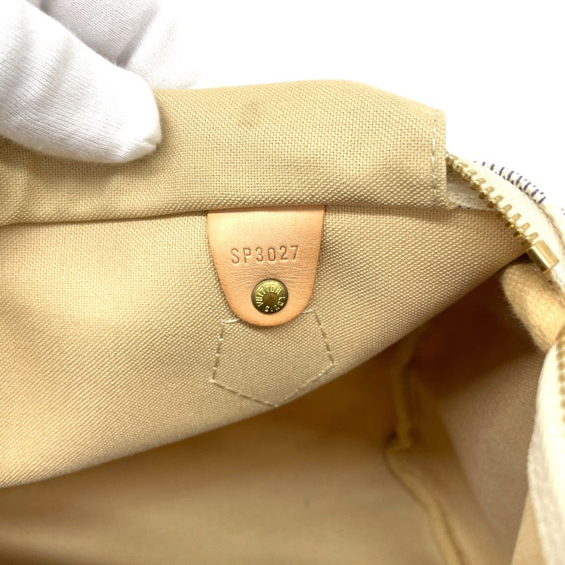 【LOUIS VUITTON】ルイ・ヴィトン スピーディ25 N41534 ハンドバッグ レディース ダミエアズール ミニボストン 白 ホワイト