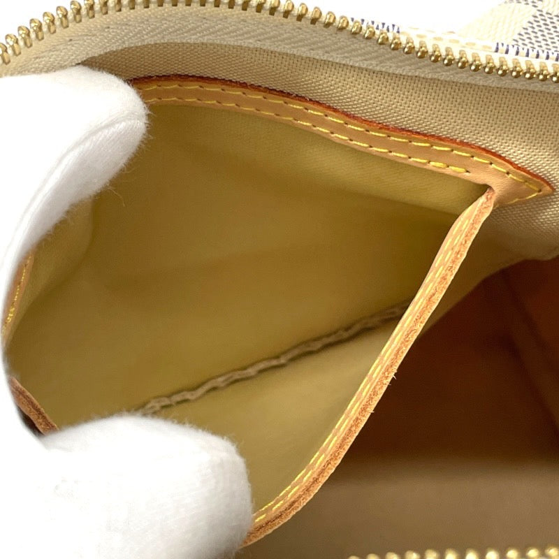 【LOUIS VUITTON】ルイ・ヴィトン スピーディ25 N41534 ハンドバッグ レディース ダミエアズール ミニボストン 白 ホワイト