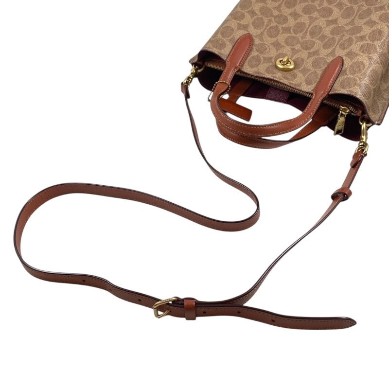 【COACH】コーチ ウィロウ B2222-C8562 ハンドバッグ PVC レディース 2WAY ショルダー シグネチャー