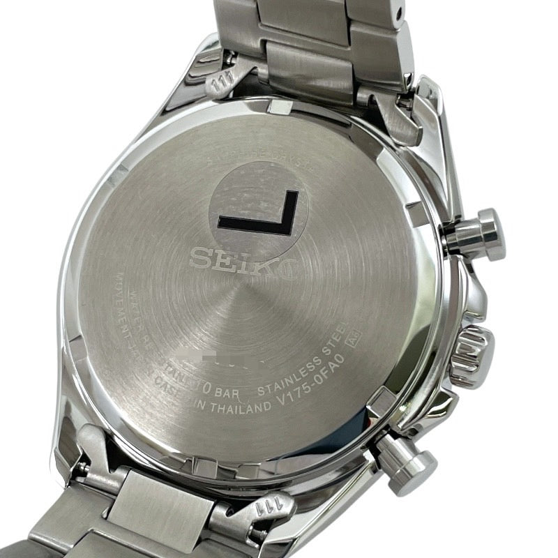 【SEIKO】セイコー セレクション SBPY165 V175-0FA0 腕時計 ステンレススチール メンズ クロノグラフ ソーラー Sシリーズ パンダ