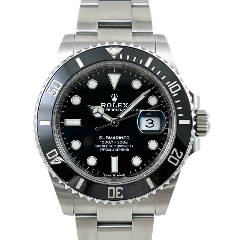 【ROLEX】ロレックス サブマリーナー デイト41 126610LN 腕時計 ステンレススチール メンズ ランダム番 2022年ギャラ 黒 ブラック 自動巻き