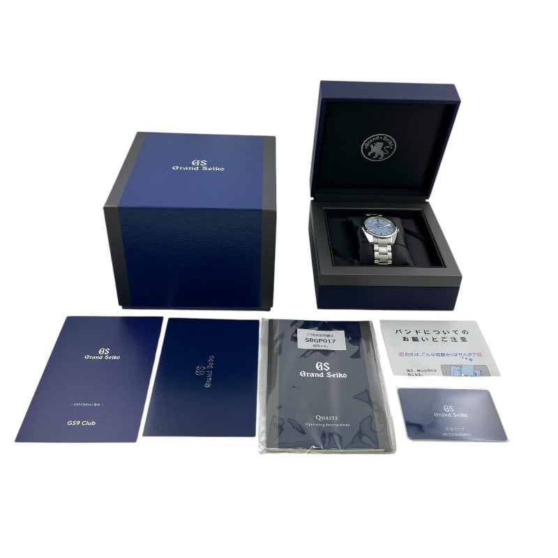 【Grand Seiko】グランドセイコー ヘリテージコレクション SBGP017 9F85-0AG0 腕時計 ステンレススチール メンズ 2000本限定 雲海 クォーツ 44GS 55th 55周年 ブルー