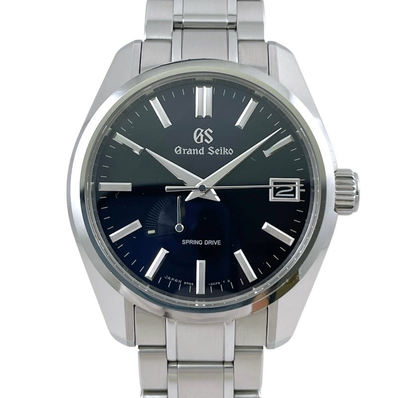 【Grand Seiko】グランドセイコー ヘリテージコレクション SBGA375 9R65-0CV0 腕時計 ステンレススチール メンズ 自動巻き スプリングドライブ ミッドナイトブルー