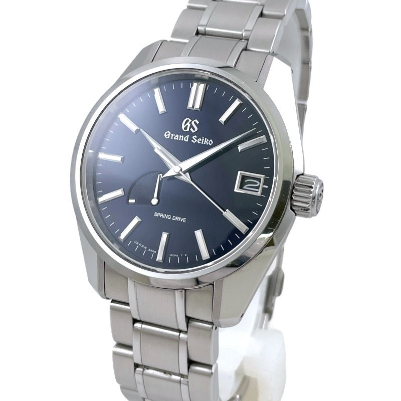 【Grand Seiko】グランドセイコー ヘリテージコレクション SBGA375 9R65-0CV0 腕時計 ステンレススチール メンズ 自動巻き スプリングドライブ ミッドナイトブルー