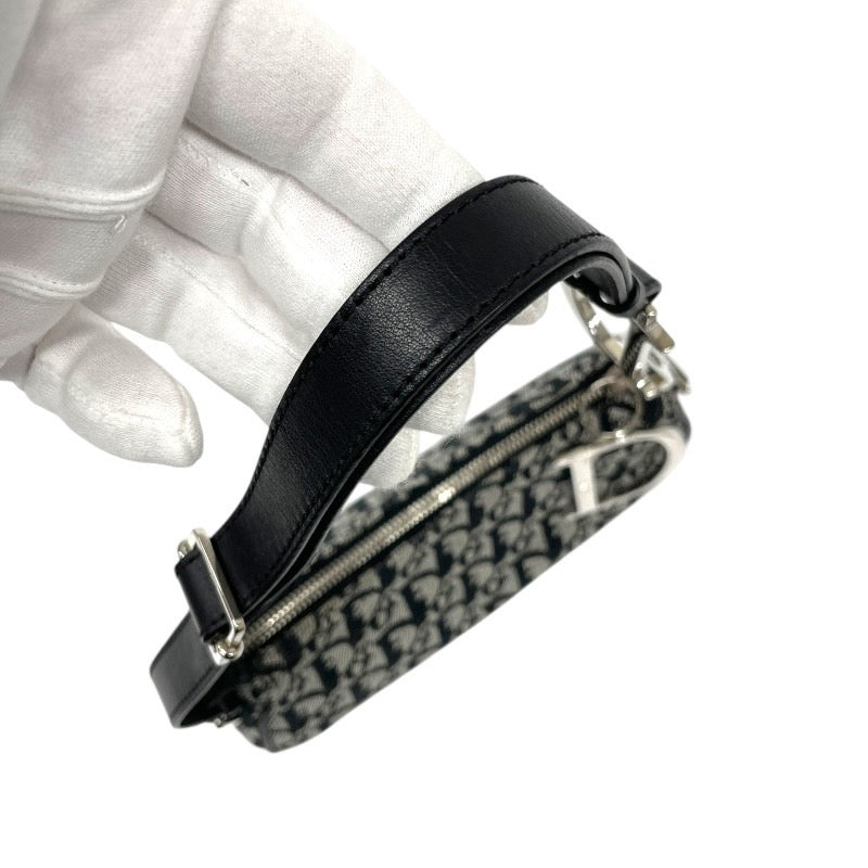 【Christian Dior】クリスチャンディオール トロッター ワンショルダーミニバッグ ショルダーバッグ キャンバス レディース アクセサリーポーチ ハンド