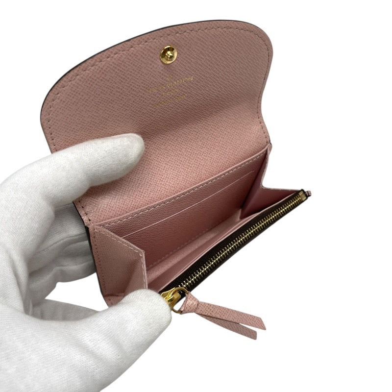 【LOUIS VUITTON】ルイ・ヴィトン ポルトモネ ロザリ M62361 コインケース レディース ローズバレリーヌ モノグラム ピンク 財布 カードケース