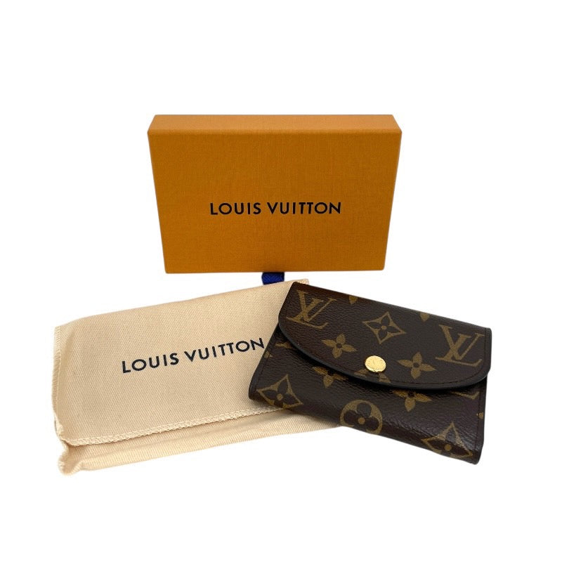 【LOUIS VUITTON】ルイ・ヴィトン ポルトモネ ロザリ M62361 コインケース レディース ローズバレリーヌ モノグラム ピンク 財布 カードケース
