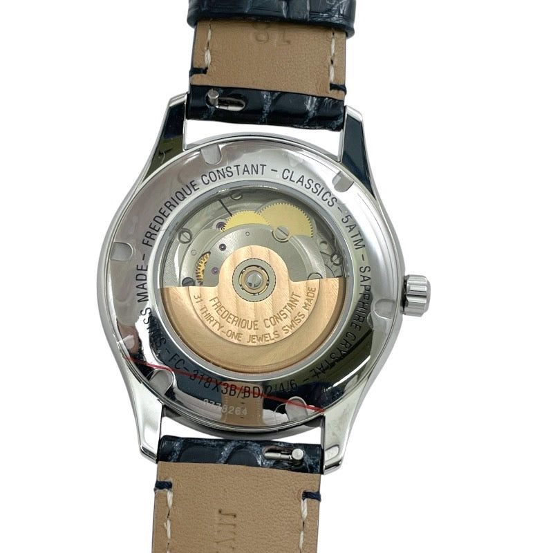 【FREDERIQUE CONSTANT】フレデリック・コンスタント スモールセコンドウォッチ FC-318MPWN3B6 腕時計 SS/レザー メンズ FC-318X3B 自動巻き オートマティック レディース
