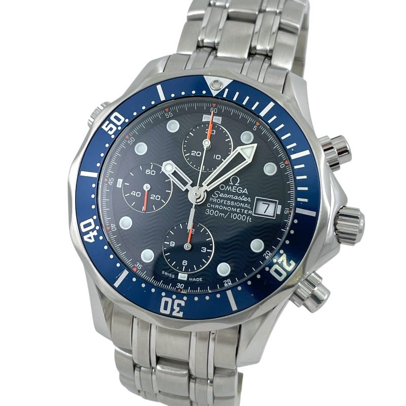 【OMEGA】オメガ シーマスター プロフェッショナル 2599.80 腕時計 ステンレススチール メンズ 300m/1000ft 青文字盤 ブルー 自動巻き