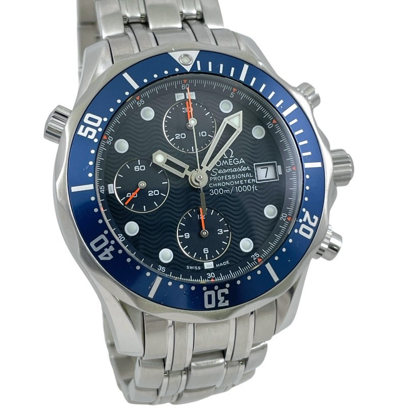 【OMEGA】オメガ シーマスター プロフェッショナル 2599.80 腕時計 ステンレススチール メンズ 300m/1000ft 青文字盤 ブルー 自動巻き