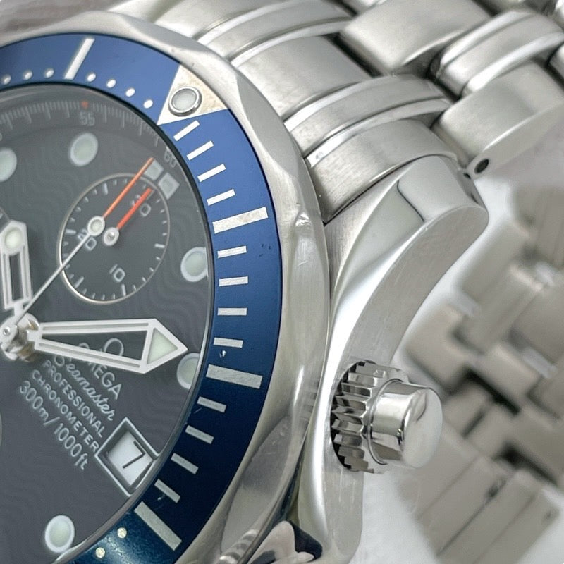 【OMEGA】オメガ シーマスター プロフェッショナル 2599.80 腕時計 ステンレススチール メンズ 300m/1000ft 青文字盤 ブルー 自動巻き
