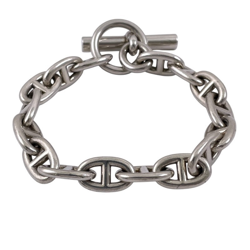 【HERMES】エルメス シェーヌダンクルMM ブレスレット シルバー925 メンズ 16コマ レディース
