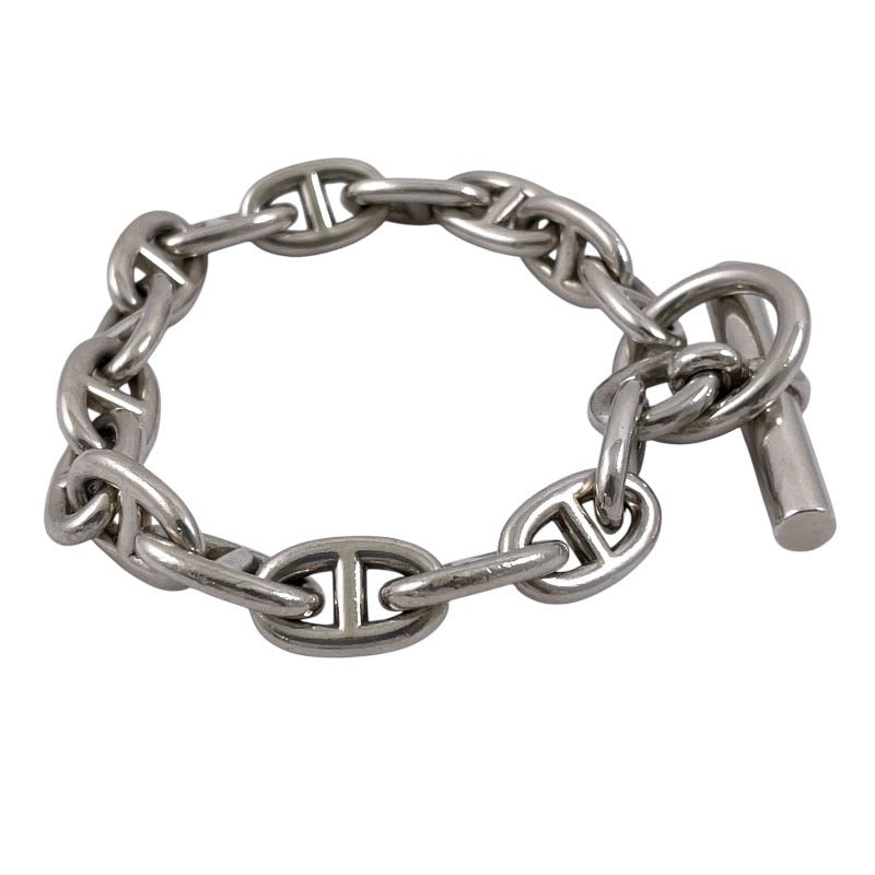 【HERMES】エルメス シェーヌダンクルMM ブレスレット シルバー925 メンズ 16コマ レディース