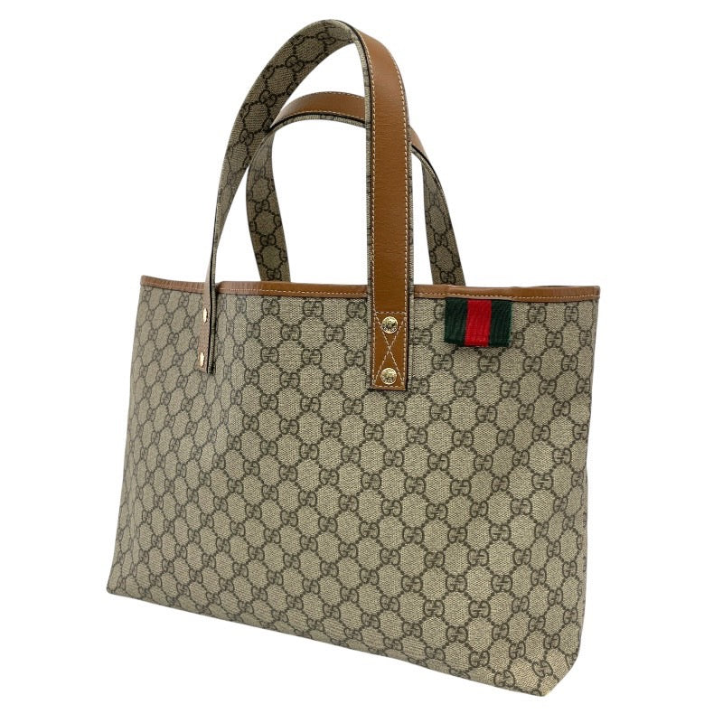 【GUCCI】グッチ GGスプリーム 211134 トートバッグ PVC レディース シェリーライン ハンド