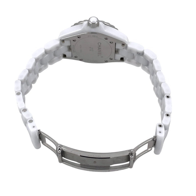 【CHANEL】シャネル J12 33mm H0968 腕時計 ホワイトセラミック レディース クォーツ 白