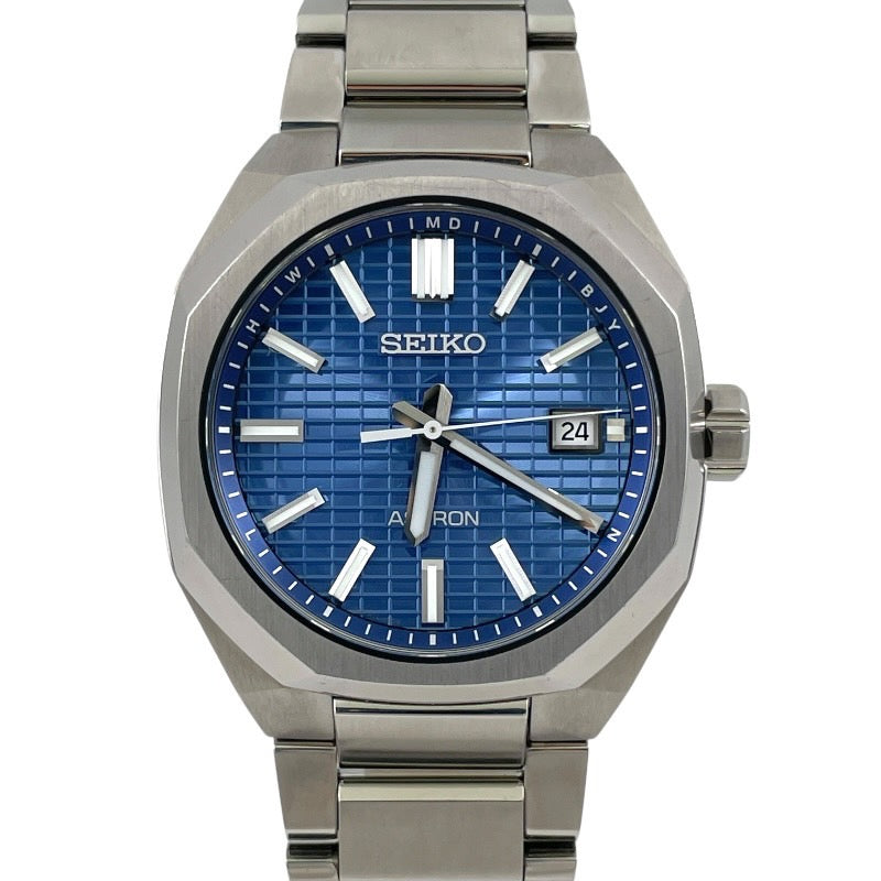 【SEIKO】セイコー アストロン ネクスター(NEXTER) SBXY061 7B72-0AF0 腕時計 チタン メンズ ASTRON ソーラー電波 ブルー 青文字盤