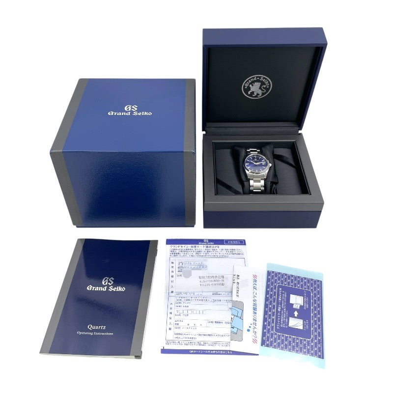 【Grand Seiko】グランドセイコー ヘリテージコレクション SBGX265 9F62-0AB0 腕時計 ステンレススチール メンズ クォーツ ブルー パープル