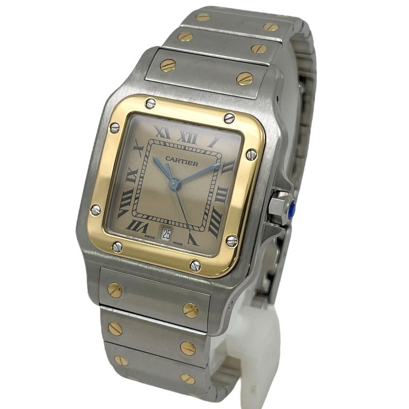 【CARTIER】カルティエ サントスガルベLM W20011C4 腕時計 SS/YG メンズ クォーツ レディース