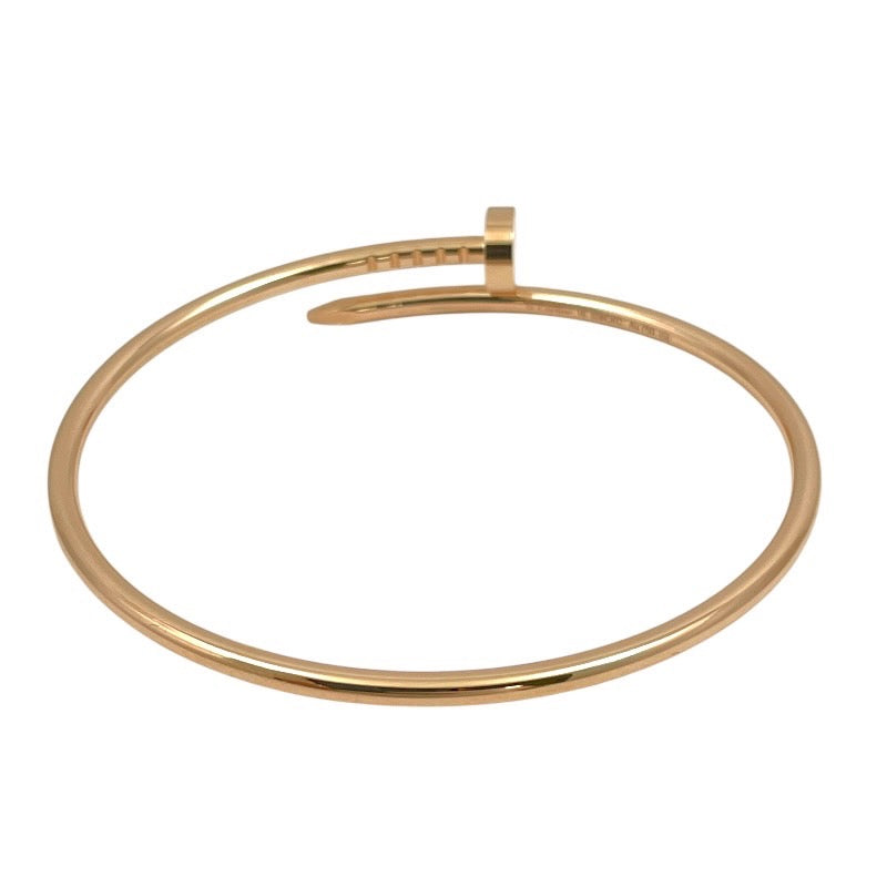 【CARTIER】カルティエ ジュストアンクル スモール B6062516 ブレスレット K18ピンクゴールド レディース 750 サイズ16 2025年保証書