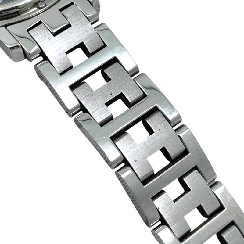 【HERMES】エルメス クリッパー CL4.210 腕時計 ステンレススチール レディース クオーツ ブルー 青文字盤