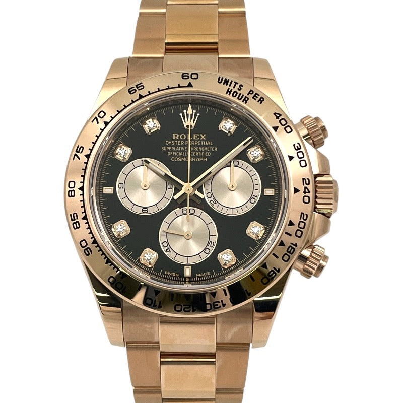 【ROLEX】ロレックス コスモグラフ デイトナ 126505G 腕時計 K18ピンクゴールド メンズ ランダム番 2024年ギャラ ダイヤ ブライトブラック サンダスト