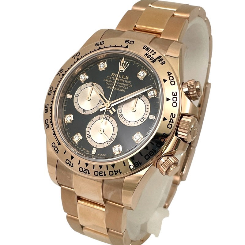 【ROLEX】ロレックス コスモグラフ デイトナ 126505G 腕時計 K18ピンクゴールド メンズ ランダム番 2024年ギャラ ダイヤ ブライトブラック サンダスト