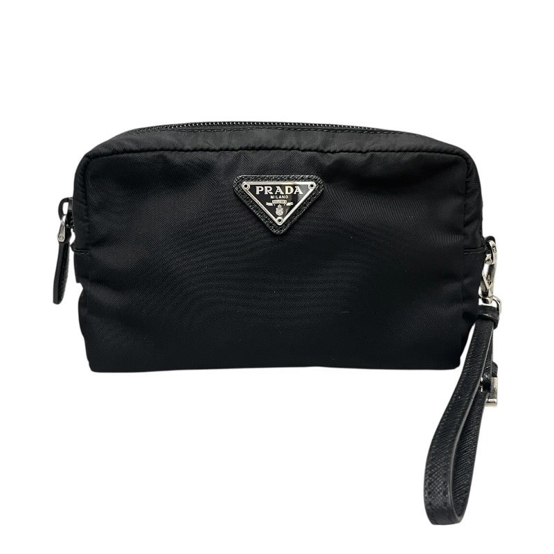 【PRADA】プラダ 化粧ポーチ 1N1865 ポーチ ナイロン レディース コスメティック 黒 ブラック テスート
