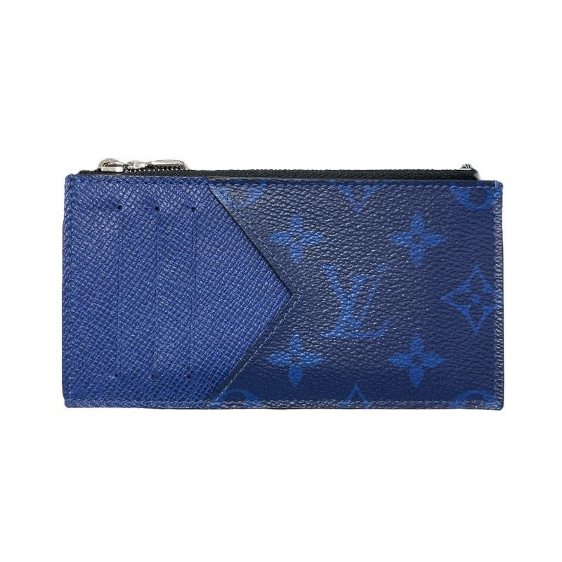 ルイ・ヴィトンM30270 タイガラマ コインカードフォルダ 色コバルト 紺色 LOUIS VUITTON 【超美品】ルイヴィトン タイガラマ コインカード