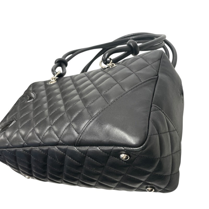 CHANEL】シャネル ボウリングバッグ A25171 ハンドバッグ レザー