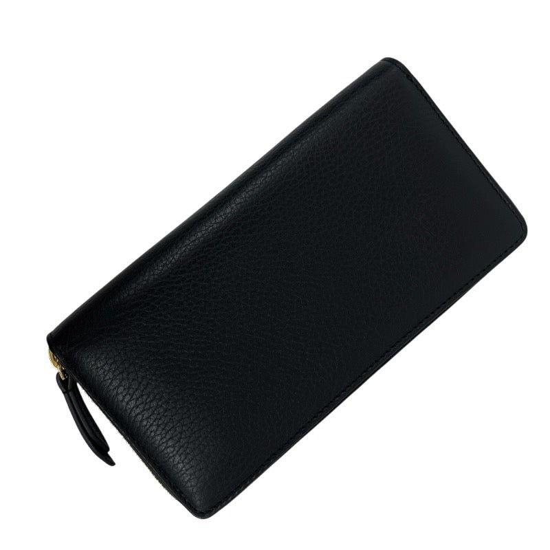 グッチ 長財布 ハート ロゴプレート シマレザー GG総柄 型押し