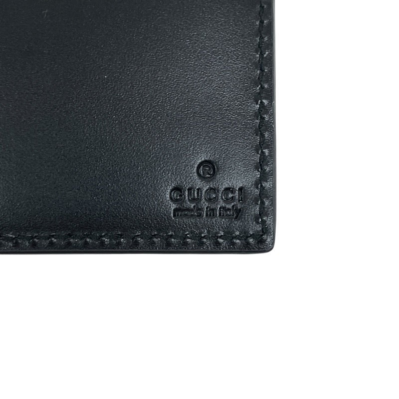 グッチ 日本限定 ダブルG 二つ折り財布 ブラック レザー | GUCCI公式