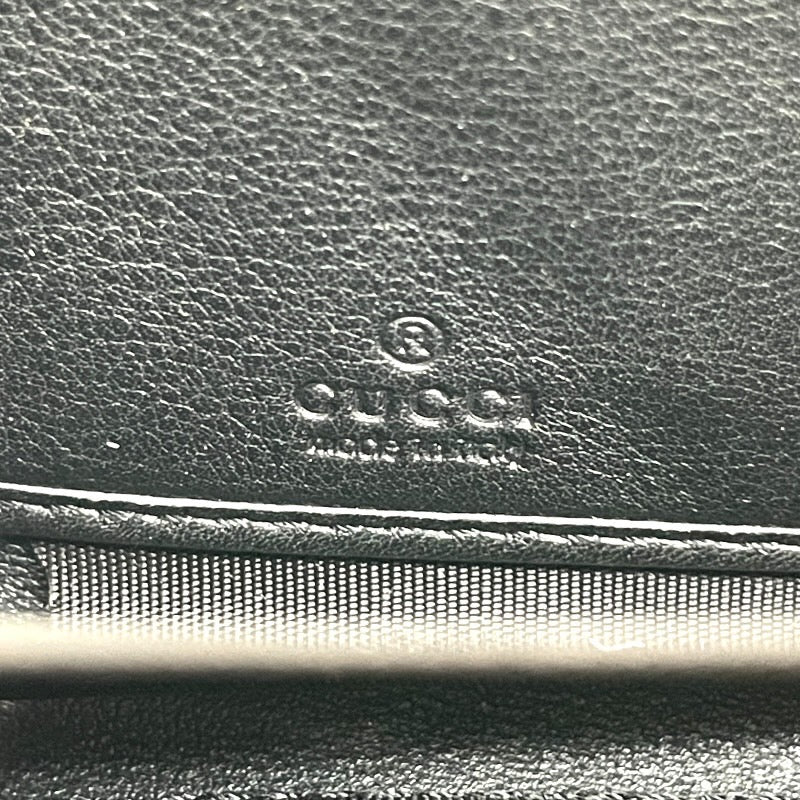 【GUCCI】グッチ ジップアラウンド ウォレット 658839 長財布 レザー メンズ 黒 ブラック ラウンドファスナー レディース