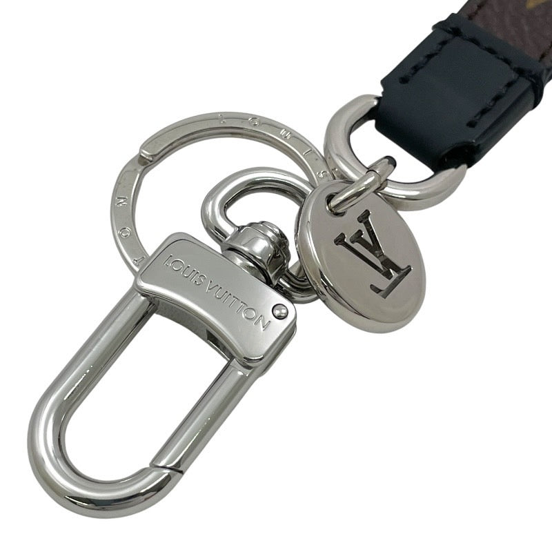 【LOUIS VUITTON】ルイ・ヴィトン ポルトクレ スリム ドラゴンヌ M00853 キーリング メンズ モノグラム ブラック キーホルダー チャーム レディース