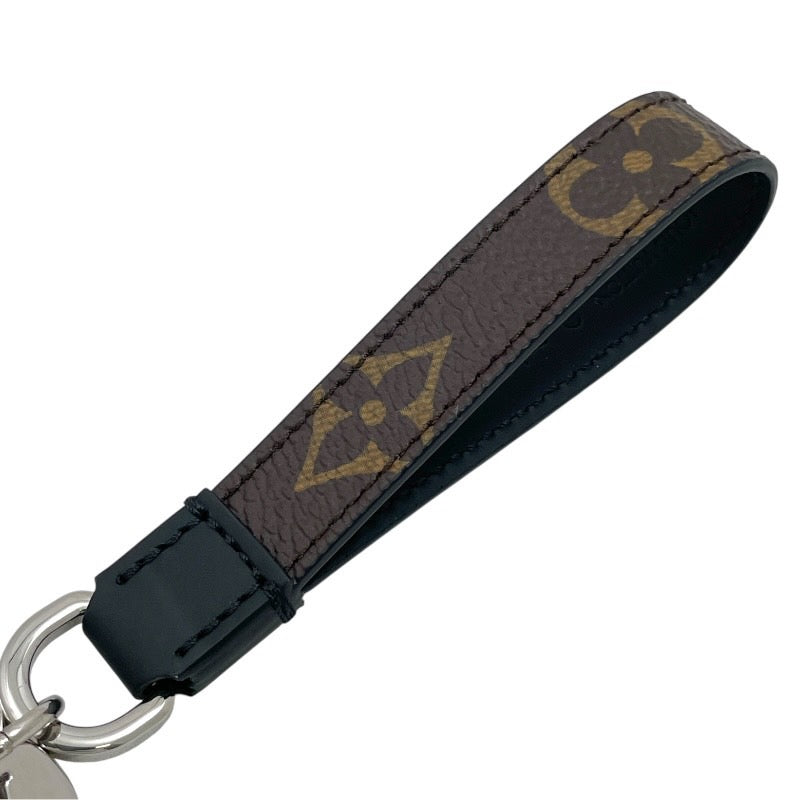 【LOUIS VUITTON】ルイ・ヴィトン ポルトクレ スリム ドラゴンヌ M00853 キーリング メンズ モノグラム ブラック キーホルダー チャーム レディース