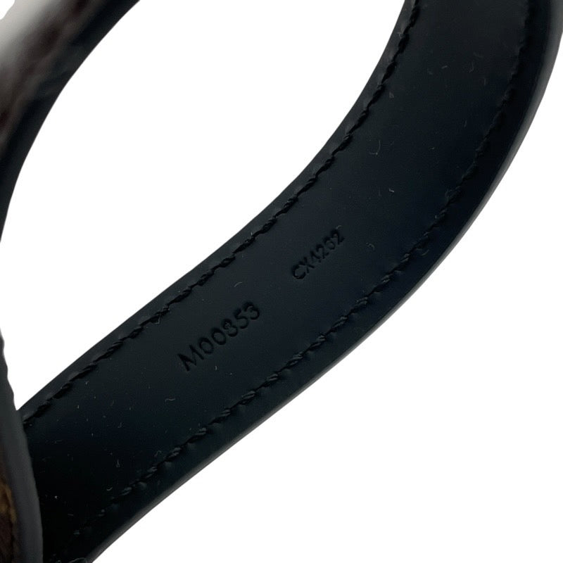 【LOUIS VUITTON】ルイ・ヴィトン ポルトクレ スリム ドラゴンヌ M00853 キーリング メンズ モノグラム ブラック キーホルダー チャーム レディース