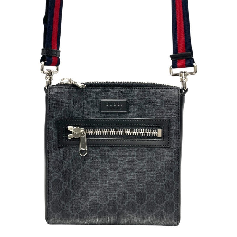 【GUCCI】グッチ GGスプリーム 523599 ショルダーバッグ メンズ クロスボディ シェリーライン レディース